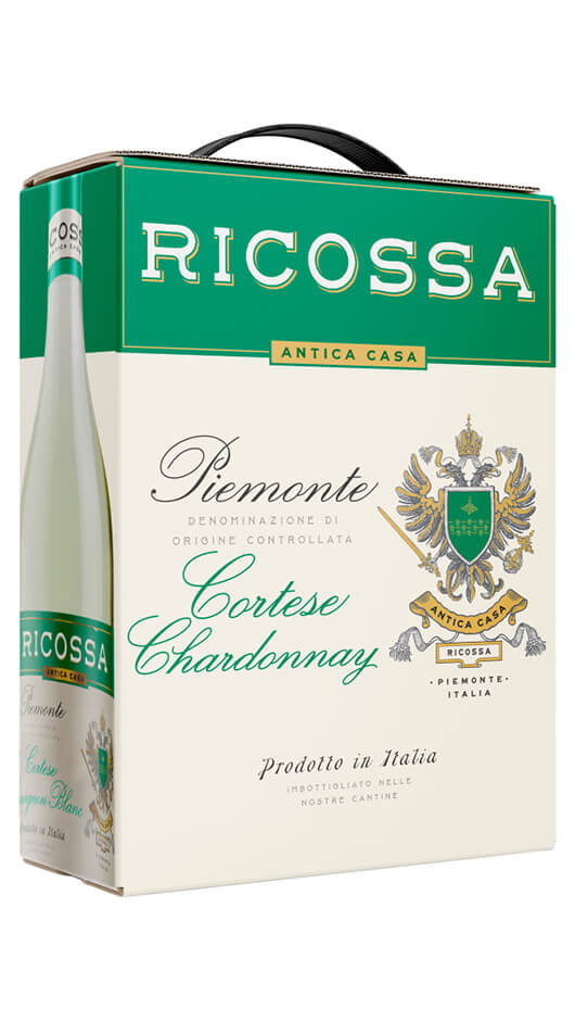 Cortese Chardonnay Piemonte DOC - Bag in Box - 3 Litres - Ricossa