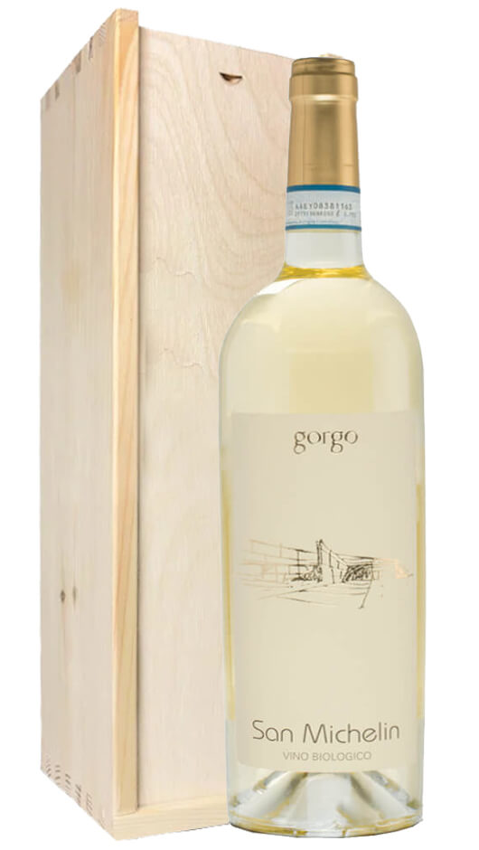 Custoza DOC 2021 Biologico - San Michelin - MAGNUM - Cassa di Legno - Gorgo Bottle of Italy