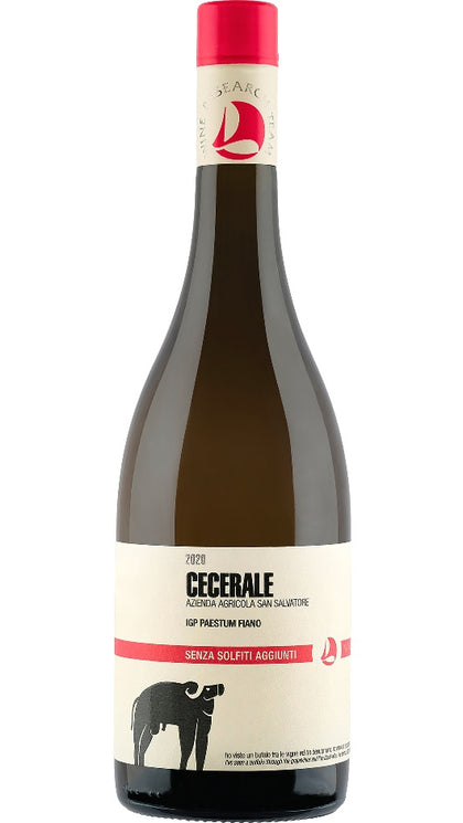 Fiano Paestum IGP - Ohne Sulfite Aggiunti - Cecerale - San Salvatore 1988