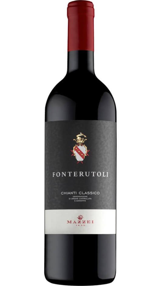 Fonterutoli Chianti Classico Gallo Nero 2018 DOCG - Marchesi Mazzei Bottle of Italy