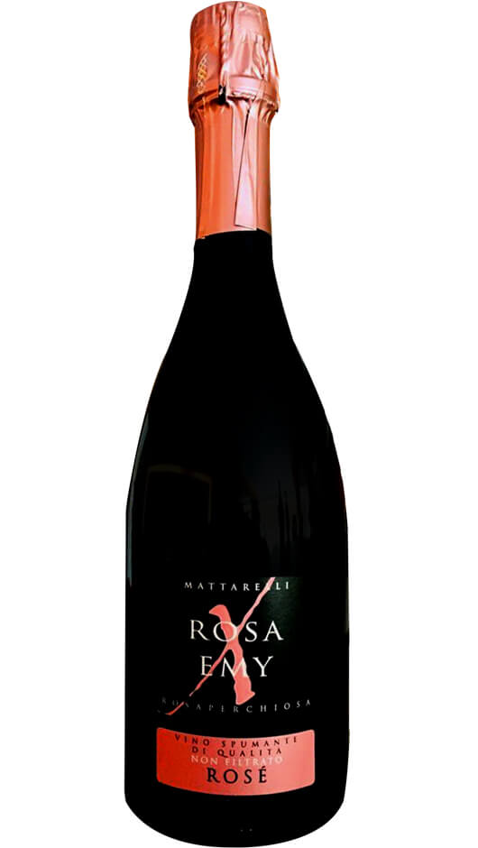 Fortana Rosa X Emy Spumante Non Filtrato - Mattarelli Bottle of Italy