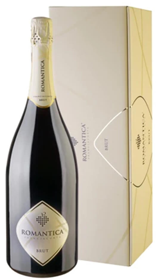 Franciacorta Blanc de Blancs Brut Millesimato DOCG - Magnum - Eingepackt- Romantica