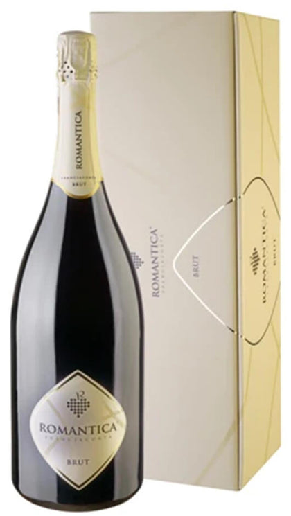Franciacorta Blanc de Blancs Brut Millesimato DOCG - Magnum - Eingepackt- Romantica