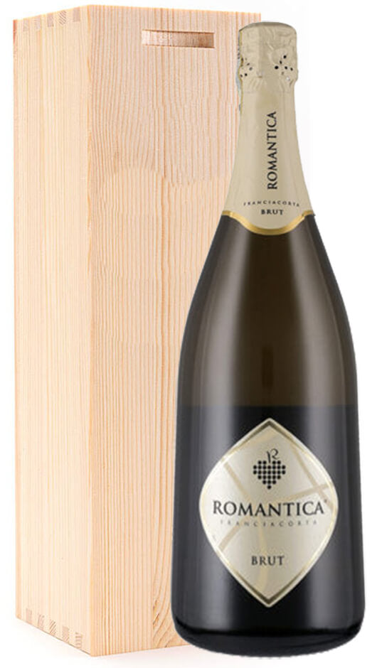 Franciacorta Brut DOCG - JEROBOAM - Caisse en Bois - Romantica