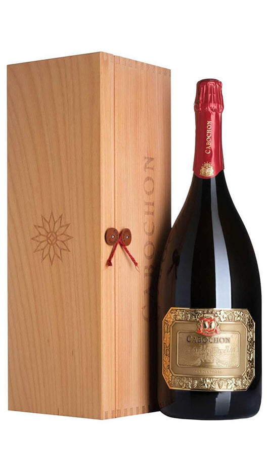 Franciacorta Cabochon Fuoriserie 2014 - JEROBOAM 3L - Cassa di Legno - Monte Rossa Bottle of Italy