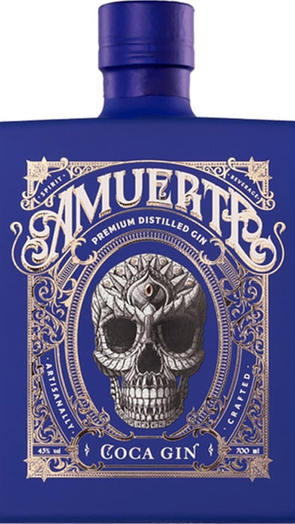 Gin Coca Leaf Blue 70cl - Amuerte