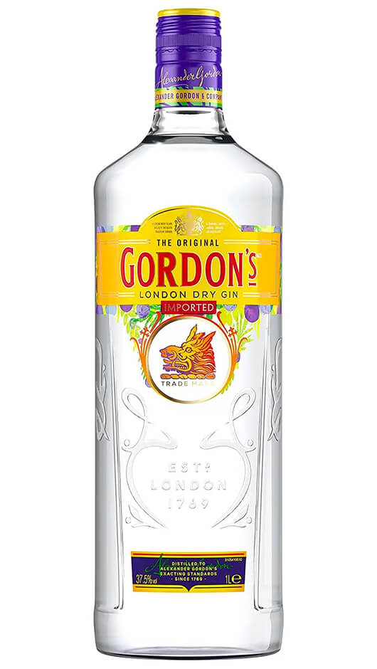 Gin Gordon's London Dry 100cl Bottle of Italy