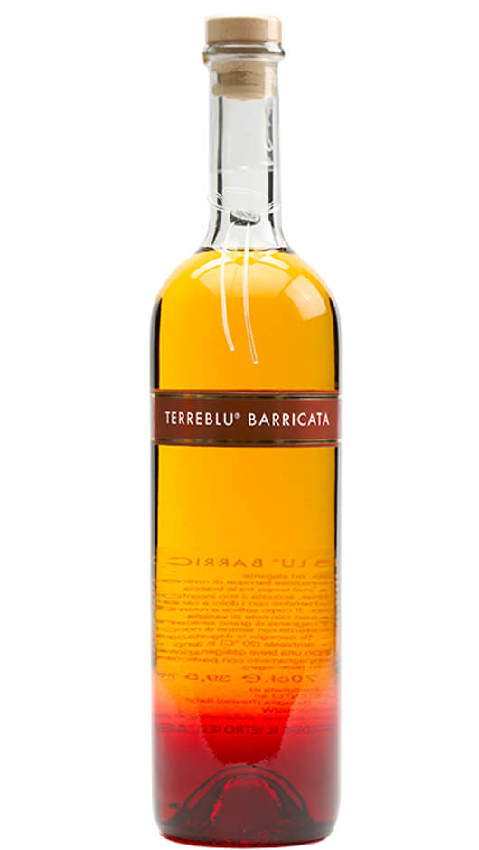 Grappa Terre Blu Torbata - 70cl - Centopercento Bottle of Italy