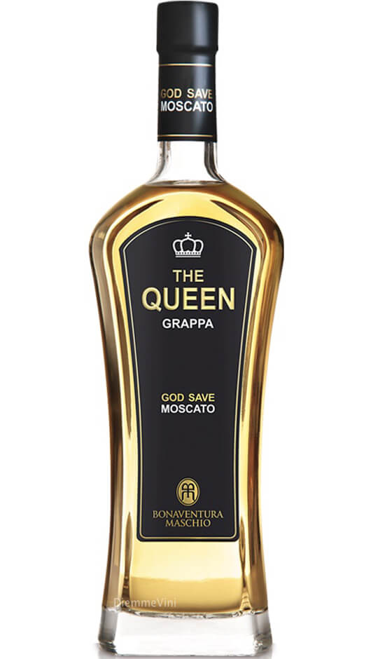 Grappa The Queen Moscato - 70cl - Maschio Bottle of Italy