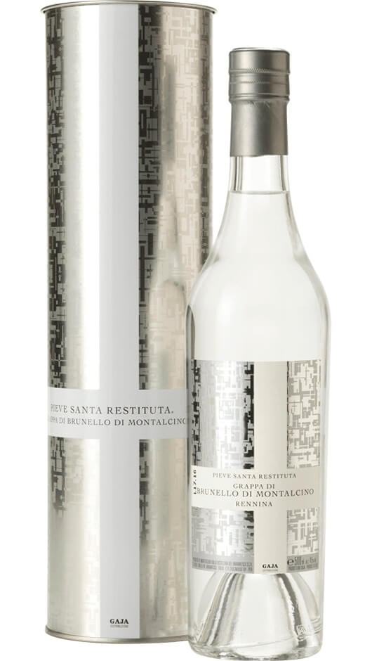 Grappa di Brunello di Montalcino 50cl - Rennina - Astucciato - Gaja Bottle of Italy