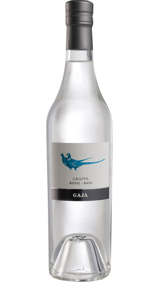 Grappa di Chardonnay 50cl - Rossj Bass - Astucciato - Gaja Bottle of Italy