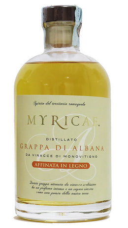 Grappa Myricae Albana Barricata - 50cl