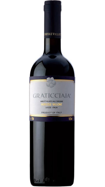Graticciaia Negroamaro IGP 2015 - Vallone Bottle of Italy