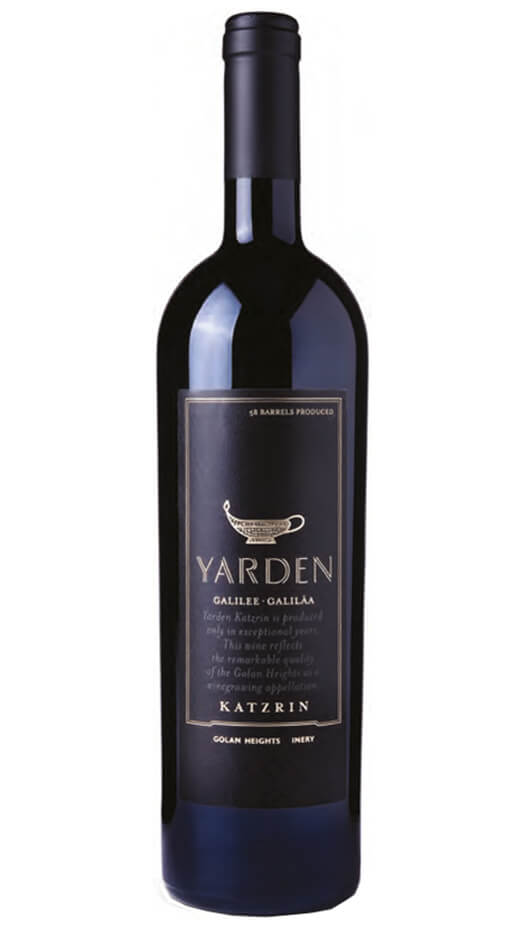 Katzrin Red 2017 - Yarden Bottle of Italy