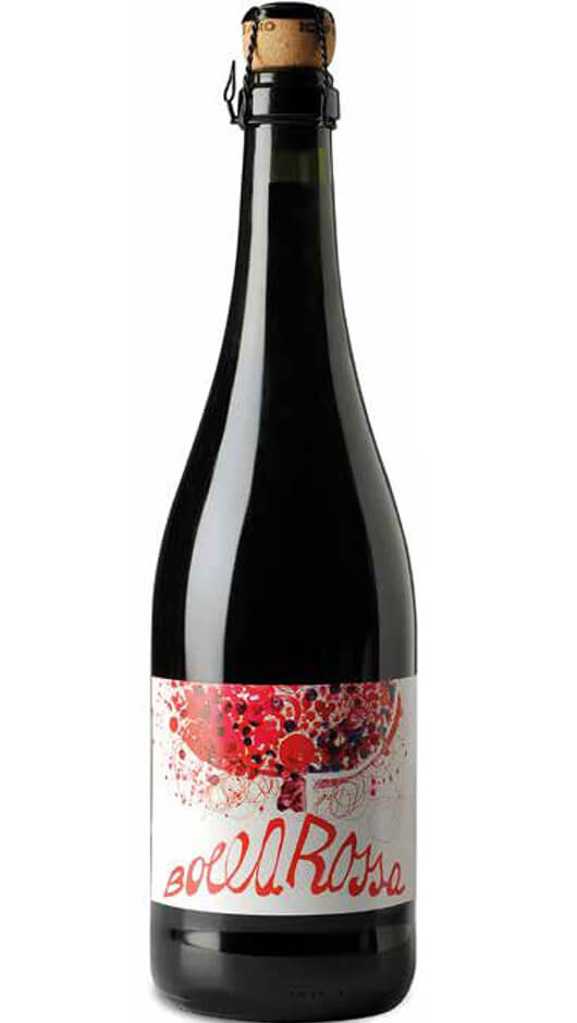Lambrusco Grasparossa Secco DOC 2019 - Bolla Rossa - Corte Manzini Bottle of Italy