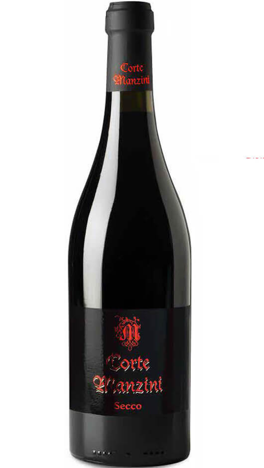 Lambrusco Grasparossa Secco DOC 2019 - Corte Manzini Bottle of Italy