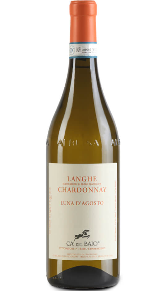 Langhe Chardonnay Luna d'Agosto DOC 2020 - Cà del Baio Bottle of Italy