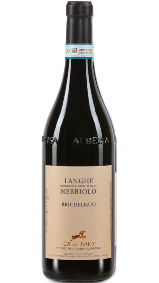 Langhe Nebbiolo Bric del Baio DOC 2020 - Cà del Baio Bottle of Italy