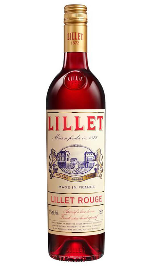 Lillet Rouge - Aperitivo di Francia - 75cl Bottle of Italy