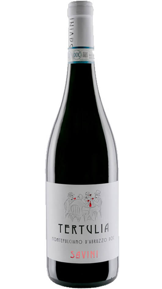 Montepulciano D'Abruzzo DOC - Tertulia - Savini Bottle of Italy
