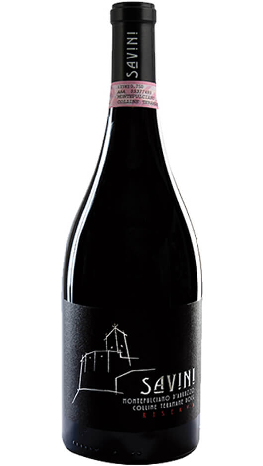 Montepulciano d'Abruzzo DOCG - Riserva - Savini Bottle of Italy