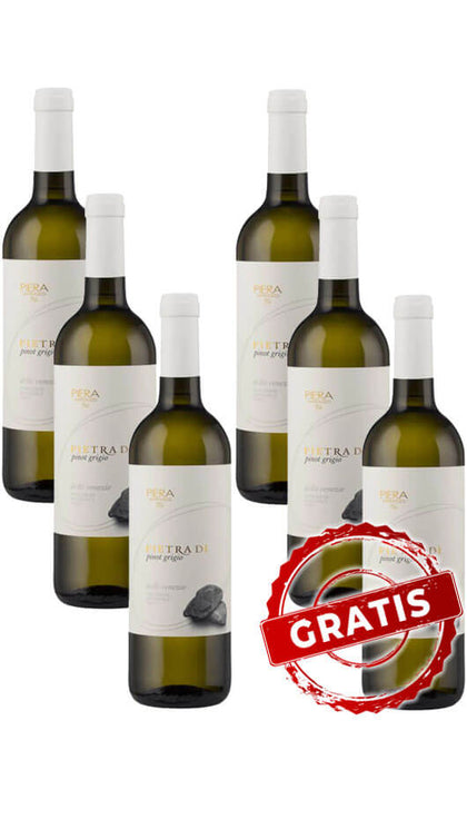 3 Flaschen Pinot Grigio DOC Tre Venezie - Pietra Di - Piera Martellozzo + 3 OMAGGIO