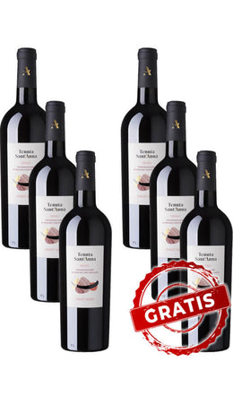 3 Bouteilles Pinot Nero Friuli DOC - Tenuta Sant'Anna + 3 OMAGGIO