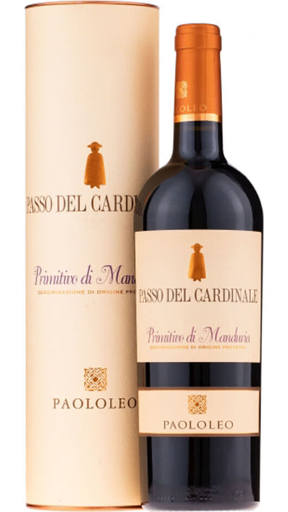Primitivo di Manduria DOC - Passo del Cardinale - In Tubo - Paolo Leo