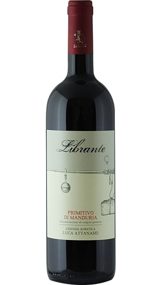 Primitivo di Manduria DOP 2018 - Librante - Le Vigne di Luca Attanasio Bottle of Italy