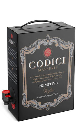 Primitivo di Puglia IGT - Bag in Box - 3 Litri - Codici