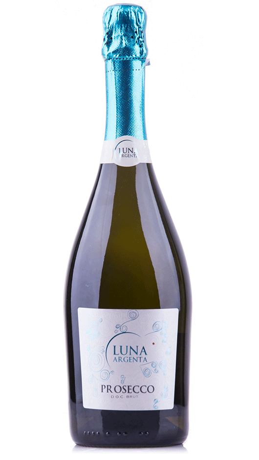 Prosecco DOC BRUT - Luna Argenta Bottle of Italy