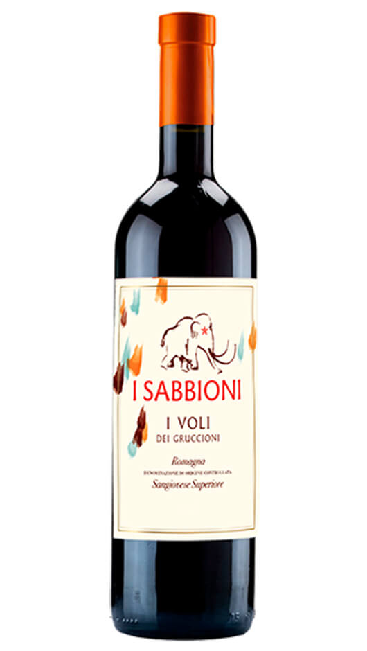 Romagna Sangiovese Superiore DOC 2016 - I Voli dei Gruccioni - I Sabbioni Bottle of Italy