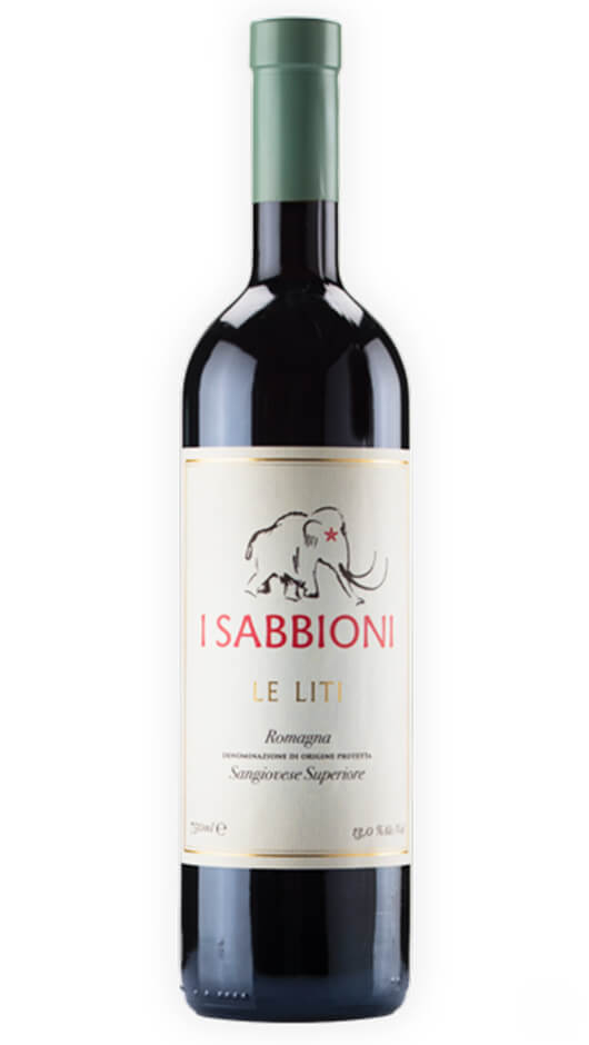 Romagna Sangiovese Superiore DOC 2016 - Le Liti - I Sabbioni Bottle of Italy