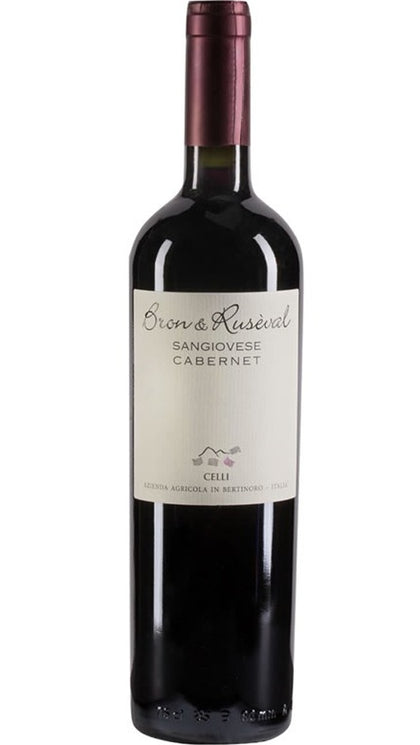 Rosso Forlì IGT - Sangiovese-Cabernet - Bron e Ruseval - Celli