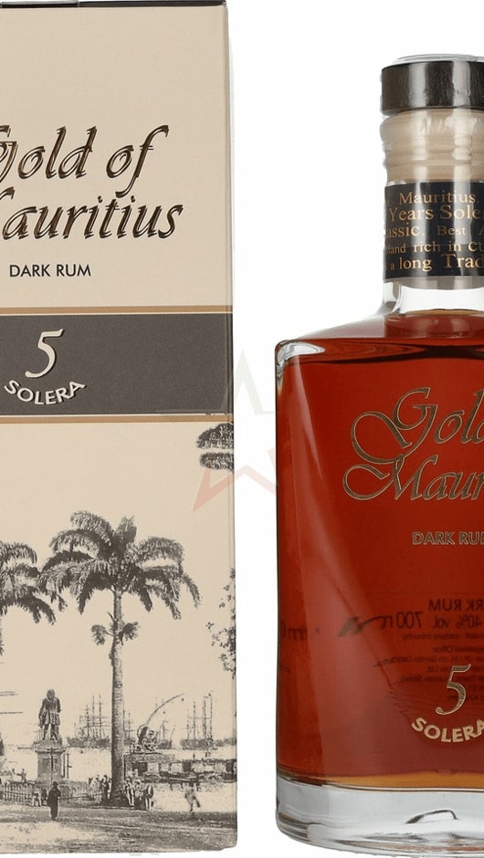 Rhum Gold Of Mauritius Dark Solera 5 Ans 70cl – Bottle of Italy