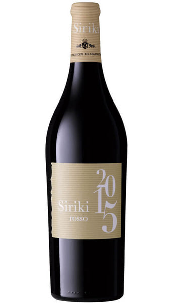 Siriki Rosso BIO 2015 - Spadafora Bottle of Italy