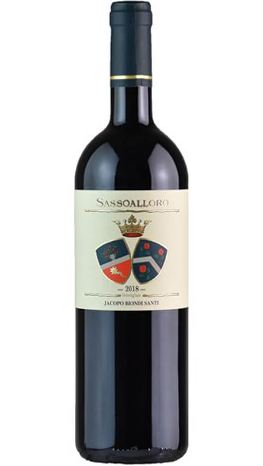 Toscana IGT 2019 - Sassoalloro - Jacopo Biondi Santi Bottle of Italy