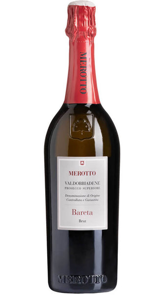 Valdobbiadene Prosecco Superiore DOCG Brut - Bareta - Merotto Bottle of Italy