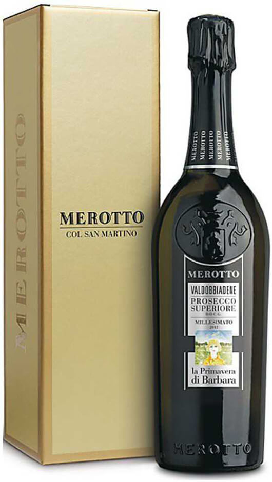 Valdobbiadene Prosecco Sup. DOCG Dry Millesimato MAGNUM La Primavera di Barbara - Merotto Bottle of Italy