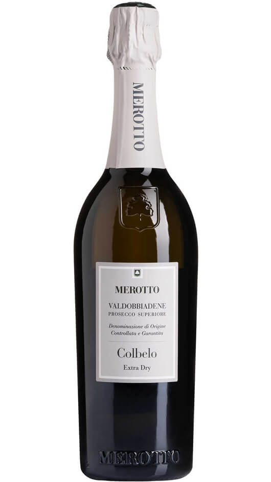 Valdobbiadene Prosecco Superiore DOCG Extra Dry - Colbelo - Merotto Bottle of Italy