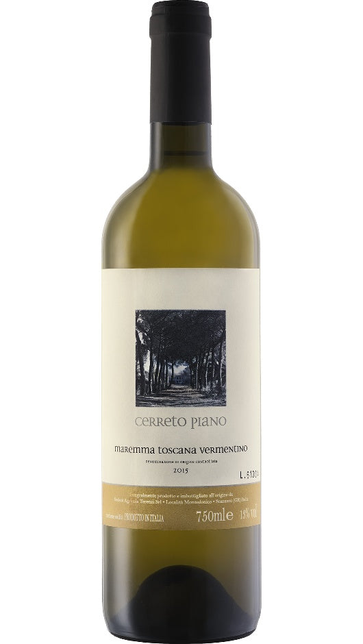 Vermentino Maremma Toscana  DOC - Cerreto Piano Bottle of Italy