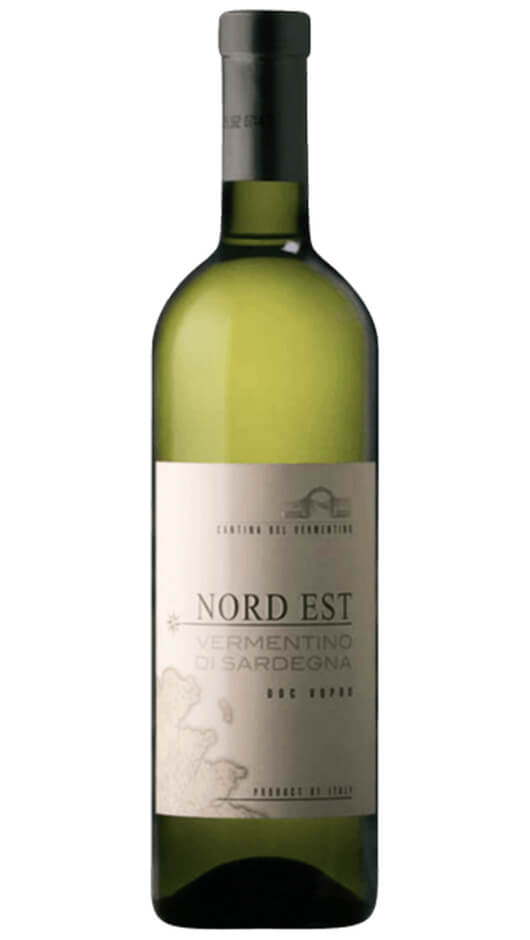 Vermentino di Sardegna DOC - Nord Est - Vermentino Monti Bottle of Italy