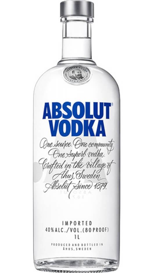 Vodka Absolut Clear 100cl | Bottle of Italy