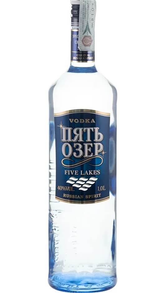Vodka Five Lakes 100cl | Bottle of Italy