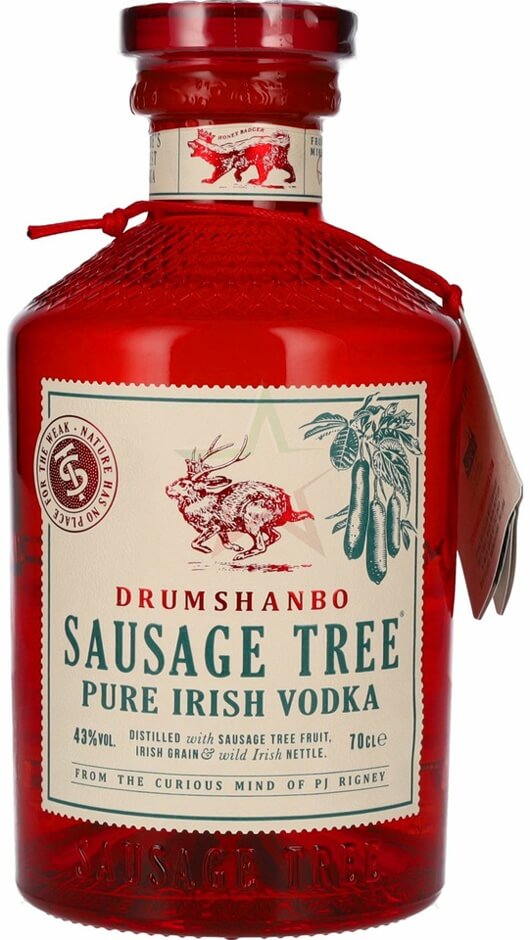 Vodka Sausage Tree Pure Irish 70cl