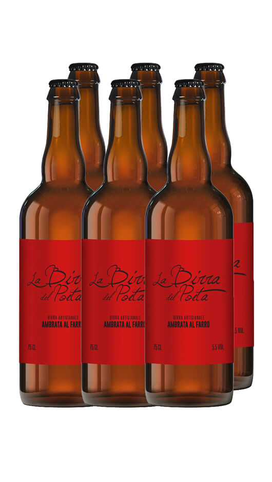 La Beer del Poeta - Ambrata al Farro 75cl - Case of 6 Bottles