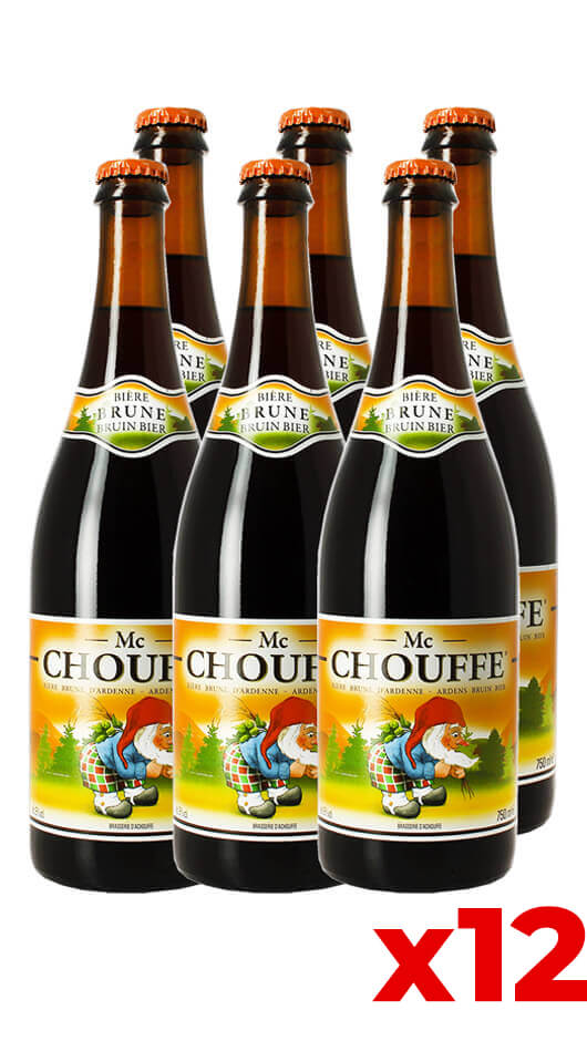 Mc Chouffe Brune 75cl - Cassa da 12 Bott. Bottle of Italy