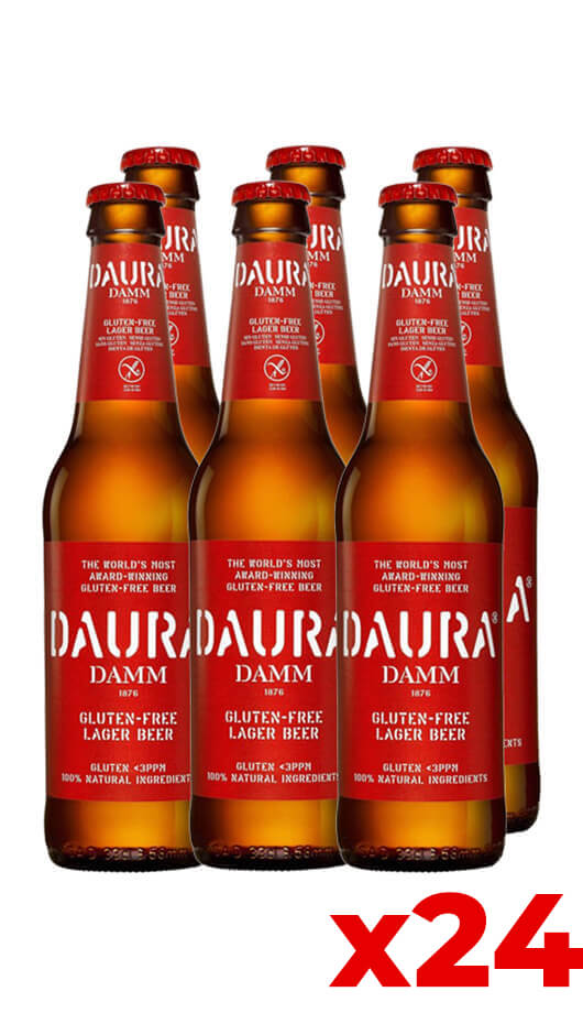 Estrella Daura Senza Glutine 33cl - Cassa da 24 bot. Bottle of Italy