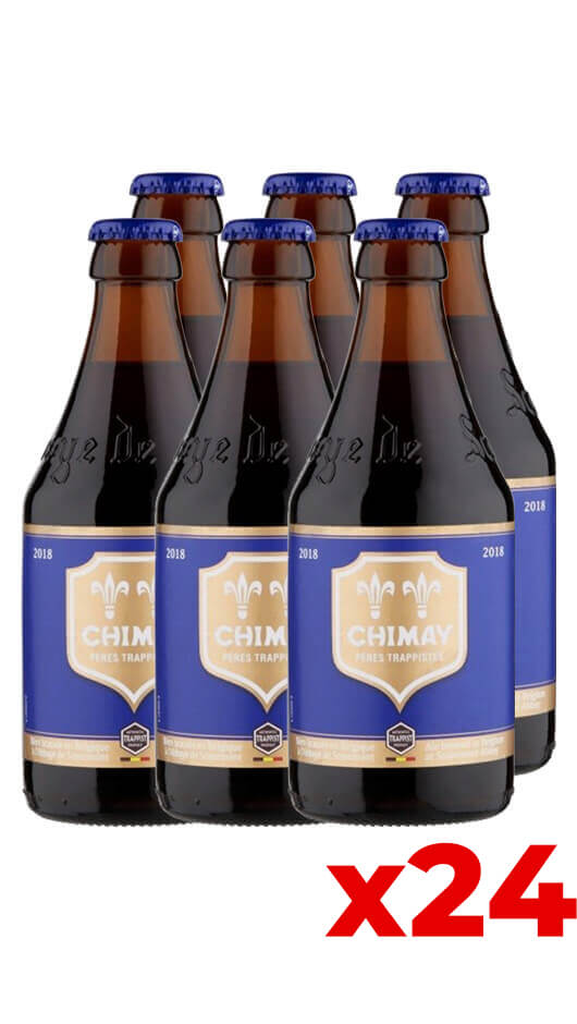 Chimay Tappo Blu 33cl - Cassa da 24 Bott. Bottle of Italy