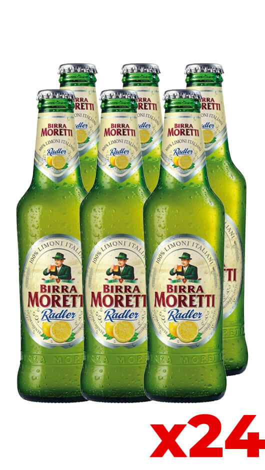 Moretti Radler 33cl - Cassa da 24 bott. Bottle of Italy